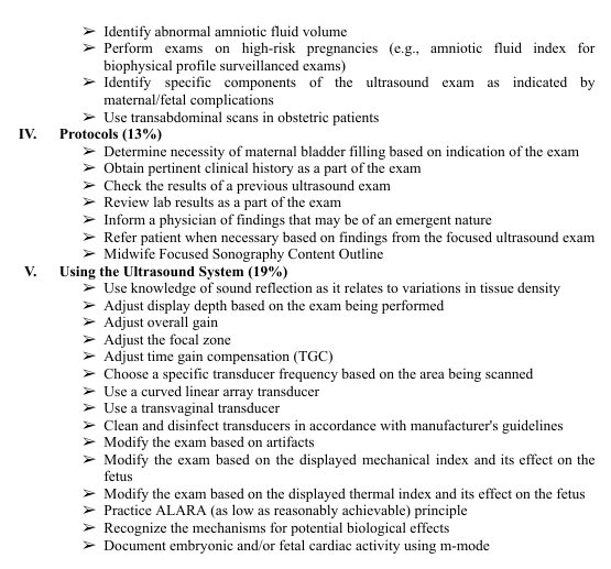 Midwife Sonography Certification Preparedness Guide - Image 6
