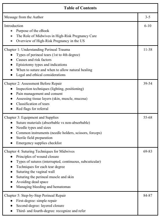 Suturing Tips for Midwives eBook - Image 3
