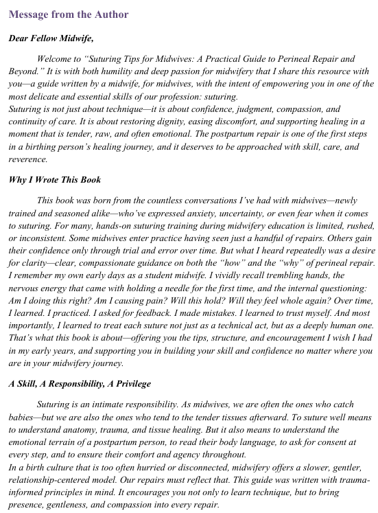 Suturing Tips for Midwives eBook - Image 5
