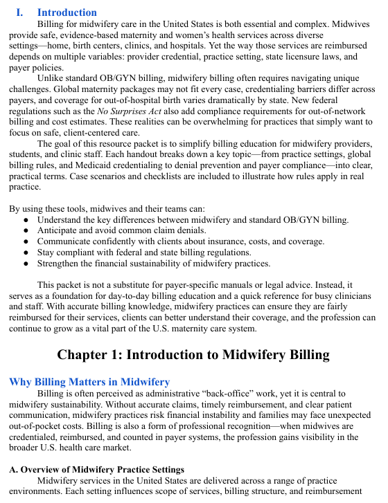 Billing for Midwifery Services: Implementation Tips eBook - Image 5