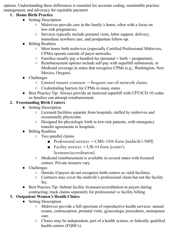 Billing for Midwifery Services: Implementation Tips eBook - Image 6