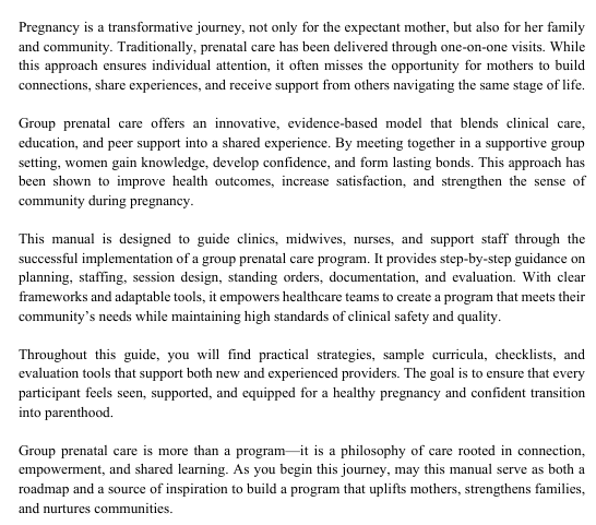 Pregnancy Group Care Program Implementation Guide eBook - Image 5